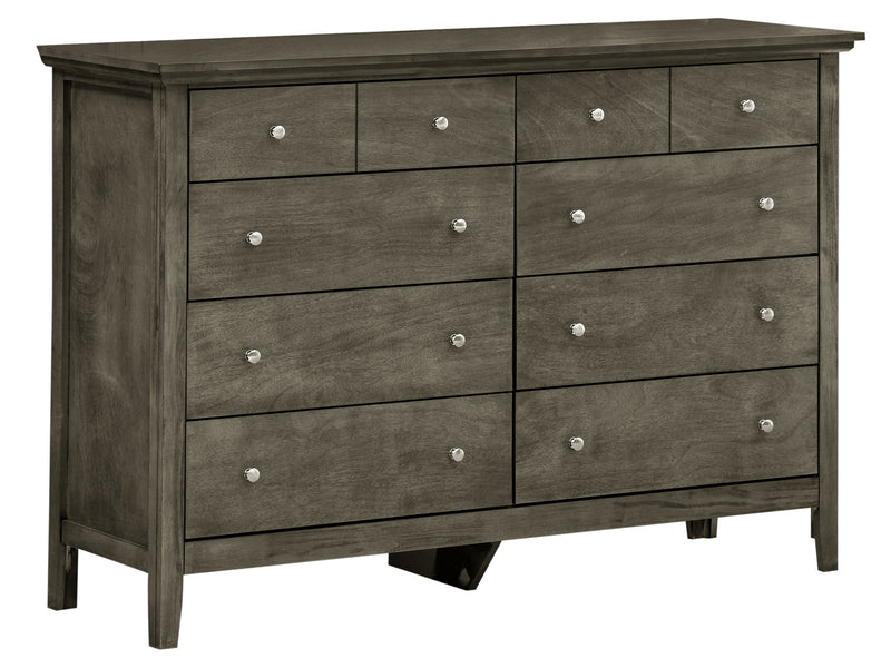 Glory Furniture Hammond elegant casual dresser with multiple drawers, suitable for bedroom or living room storage.