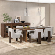 Holmes - Dining Table - Artisan Brown - R&R Furniture Gallery (Fountain Valley, CA)