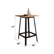 Jacotte - Bar Table - Natural & Black - R&R Furniture Gallery (Fountain Valley, CA)