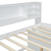 Daybed With 2 Bedside Cabinets, Upper Shelves And 4 Drawers - R&R Furniture Gallery (Fountain Valley, CA)