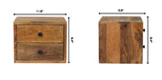 Solis - 1 Drawer Wall Mounted Nightstand - R&R Furniture Gallery (Fountain Valley, CA)