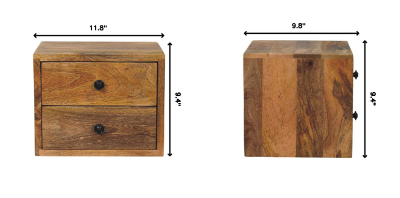 Solis - 1 Drawer Wall Mounted Nightstand - R&R Furniture Gallery (Fountain Valley, CA)