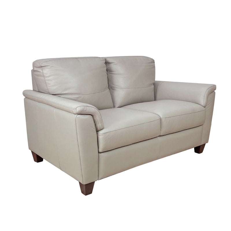 Pacific Palisades - Loveseat - Beige Leather - R&R Furniture Gallery (Fountain Valley, CA)