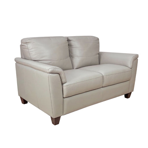 Pacific Palisades - Loveseat - Beige Leather - R&R Furniture Gallery (Fountain Valley, CA)