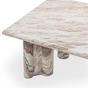 Bowman - Marble Rectangular Coffee Table - Rusty Gray - R&R Furniture Gallery (Fountain Valley, CA)