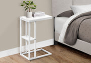 Accent Table, C - Shaped, Marble Look Contemporary & Modern Convenient Design - R&R Furniture Gallery (Fountain Valley, CA)