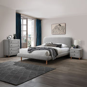 Cleo - Chest - Gray Boucle - R&R Furniture Gallery (Fountain Valley, CA)