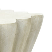 Mgo Archaistic Wavy Side Table - Antique Sandstone - R&R Furniture Gallery (Fountain Valley, CA)