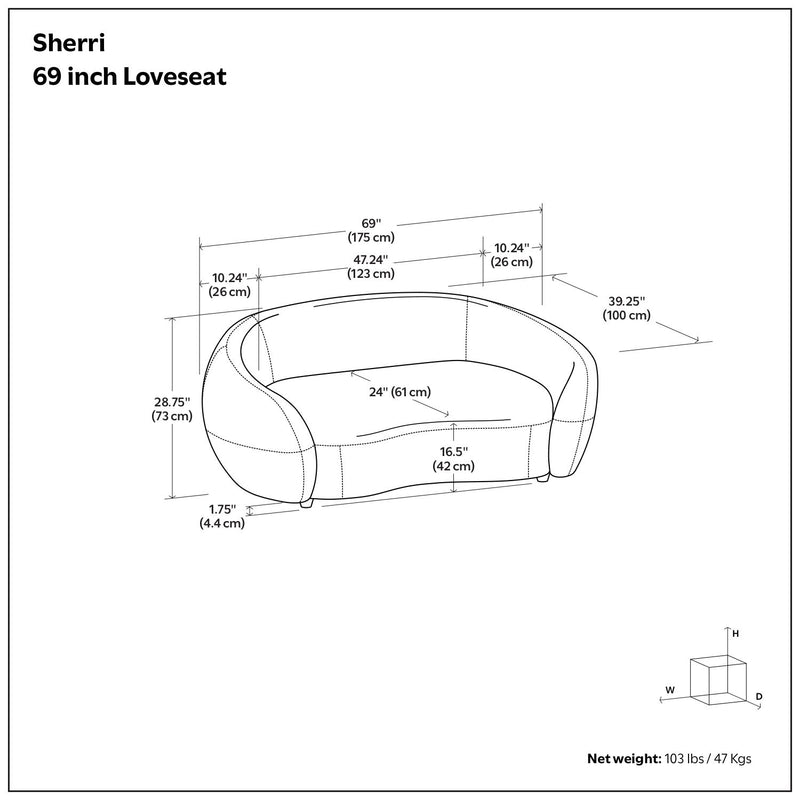 Sherri - Loveseat - R&R Furniture Gallery (Fountain Valley, CA)