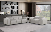 1224 - 5-Piece Modular Power Reclining Sofa And Loveseat Set In With 4 Power Recliners & Power Headrests - R&R Furniture Gallery (Fountain Valley, CA)