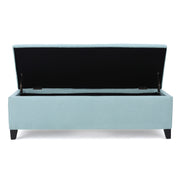 Contemporary Storage Ottoman Bench With Upholstery - R&R Furniture Gallery (Fountain Valley, CA)