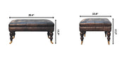 Buffalo - Ottoman With Castor Legs - R&R Furniture Gallery (Fountain Valley, CA)