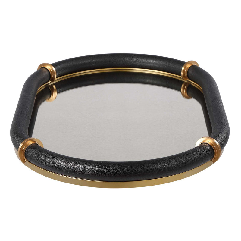 Cyprus - Oval Tray - Black