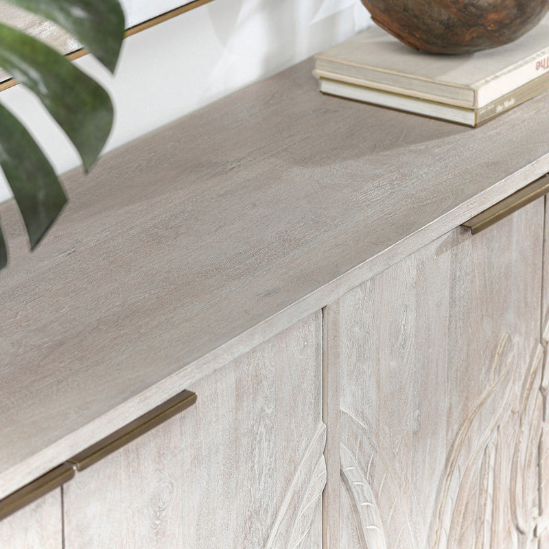 Ledro - Wood 4 Door Buffet - R&R Furniture Gallery (Fountain Valley, CA)