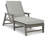 Visola - Chaise Lounge with Cushion - Gray - R&R Furniture Gallery (Fountain Valley, CA)