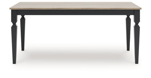 Brenkerton - Rectangular Dining Room Table - Grayish Brown / Black - R&R Furniture Gallery (Fountain Valley, CA)