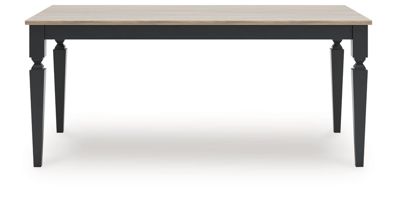 Brenkerton - Rectangular Dining Room Table - Grayish Brown / Black - R&R Furniture Gallery (Fountain Valley, CA)