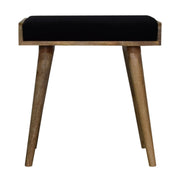 Tray Style Footstool - Black - R&R Furniture Gallery (Fountain Valley, CA)