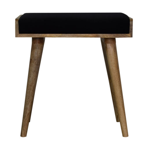 Tray Style Footstool - Black - R&R Furniture Gallery (Fountain Valley, CA)
