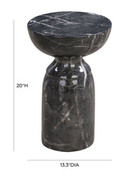 Rue - Marble Side Table - R&R Furniture Gallery (Fountain Valley, CA)