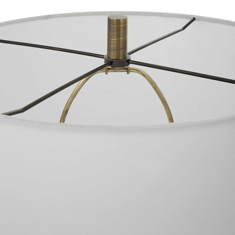 Annora - Glossy Table Lamp - White