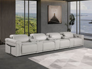 1126 - 7-Piece Modular Power Reclining Sofa In With 4 Power Recliners & Power Headrests - R&R Furniture Gallery (Fountain Valley, CA)