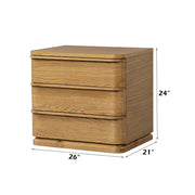 Zoey - Nightstand - Oak - R&R Furniture Gallery (Fountain Valley, CA)