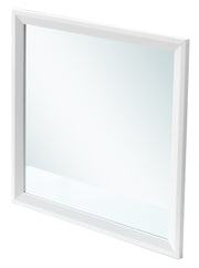 Glory Furniture Primo mirror with sleek rectangular frame, hanging on a wall, showcasing modern minimalist design.