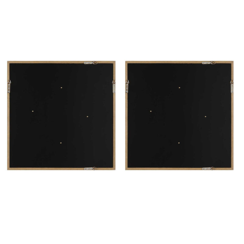 Between Lines - Abstract Painting (Set of 2) - Brown / White