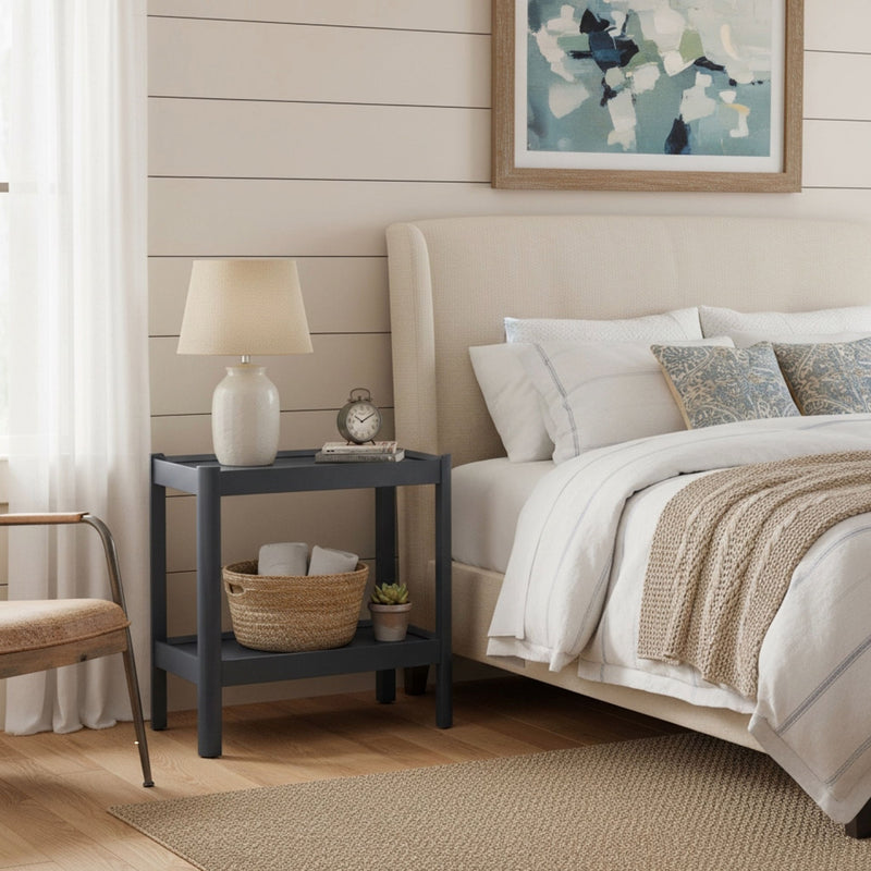 Yonda - Nightstand With 2 Shelves - R&R Furniture Gallery (Fountain Valley, CA)