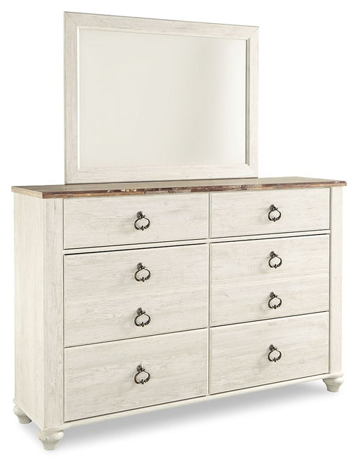 Willowton - Dresser, Mirror - R&R Furniture Gallery (Fountain Valley, CA)