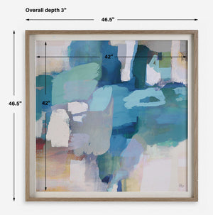 Continue On - Abstract Framed Print