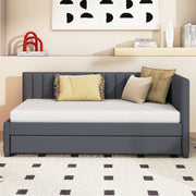 Upholstered Daybed, Sofa Bed Frame, No Box Spring Needed - R&R Furniture Gallery (Fountain Valley, CA)