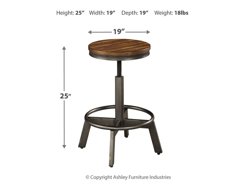 Torjin - Swivel Stool (Set of 2) - R&R Furniture Gallery (Fountain Valley, CA)
