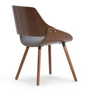 Malden - Bentwood Upholstered Dining Chair With Wood Back - R&R Furniture Gallery (Fountain Valley, CA)