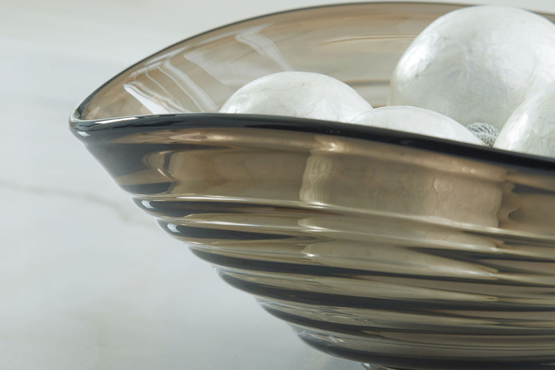 Solariston - Bowl - Gray / Brown - R&R Furniture Gallery (Fountain Valley, CA)
