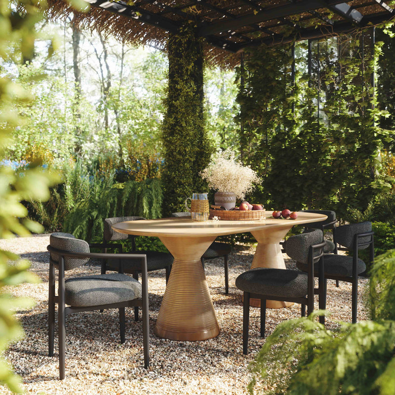 Annika - Outdoor Dining Side Chair - R&R Furniture Gallery (Fountain Valley, CA)