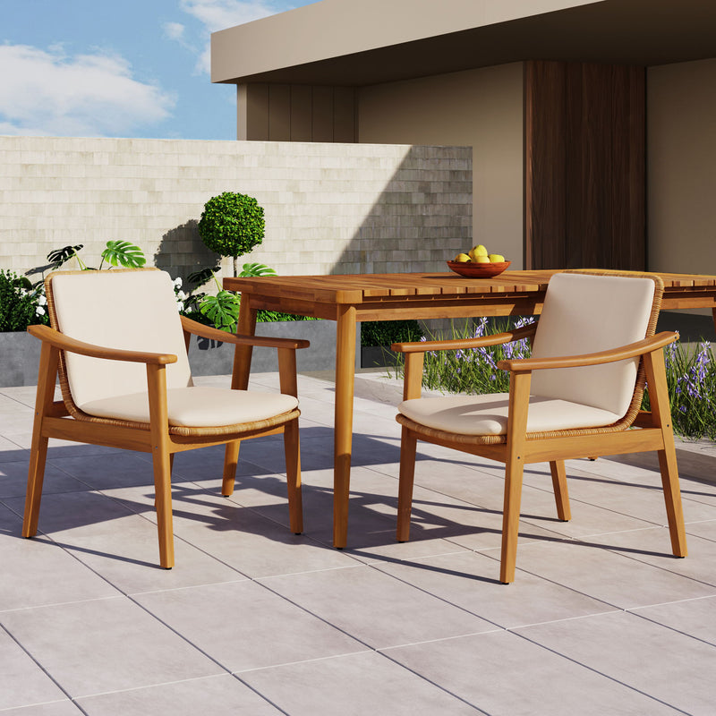 Outdoor Dining Chairs (Set of 2) - R&R Furniture Gallery (Fountain Valley, CA)