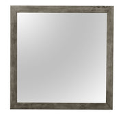 Modern design transitional wall mirror by Glory Furniture featuring a sleek frame and large reflective surface for stylish decor.