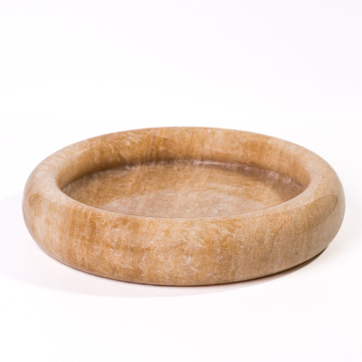 Marble Round Edged Catch-All - Onyx - R&R Furniture Gallery (Fountain Valley, CA)