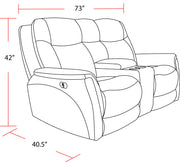 Linus - Power Reclining Sofa Set - R&R Furniture Gallery (Fountain Valley, CA)