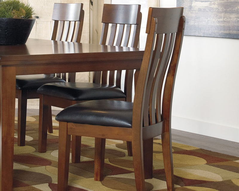 Ralene - Dining UPH Side Chair (Set of 2) - Medium Brown - R&R Furniture Gallery (Fountain Valley, CA)