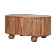 Soba - Ball Lid Up Coffee Table - Oak - R&R Furniture Gallery (Fountain Valley, CA)