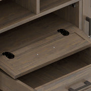 Ela - TV Media Stand - Smoky Brown - R&R Furniture Gallery (Fountain Valley, CA)
