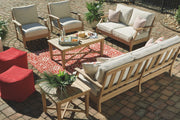 Clare View - Sofa with Cushion - Beige - R&R Furniture Gallery (Fountain Valley, CA)