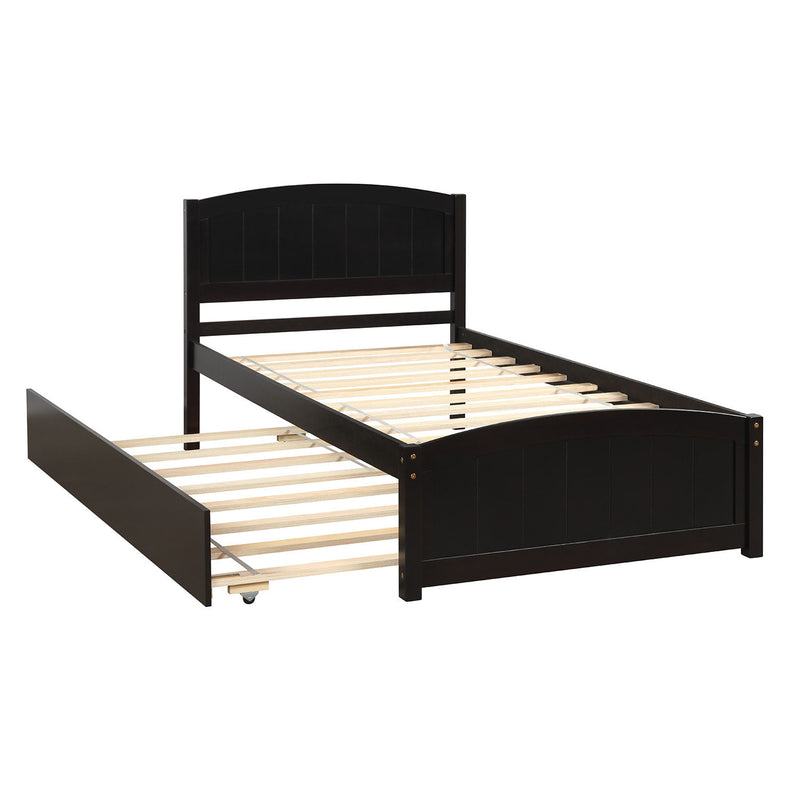 Platform Bed & Headboard, Footboard And Wood Slat Support - R&R Furniture Gallery (Fountain Valley, CA)