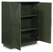 Geirwood - Accent Cabinet - Dark Green - R&R Furniture Gallery (Fountain Valley, CA)