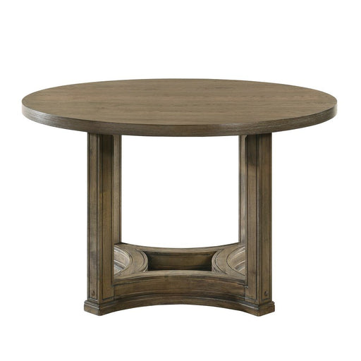 Parfield - Round Dining Table - Weathered Oak - R&R Furniture Gallery (Fountain Valley, CA)