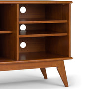 Draper - Handcrafted Mid Century Low TV Media Stand - R&R Furniture Gallery (Fountain Valley, CA)