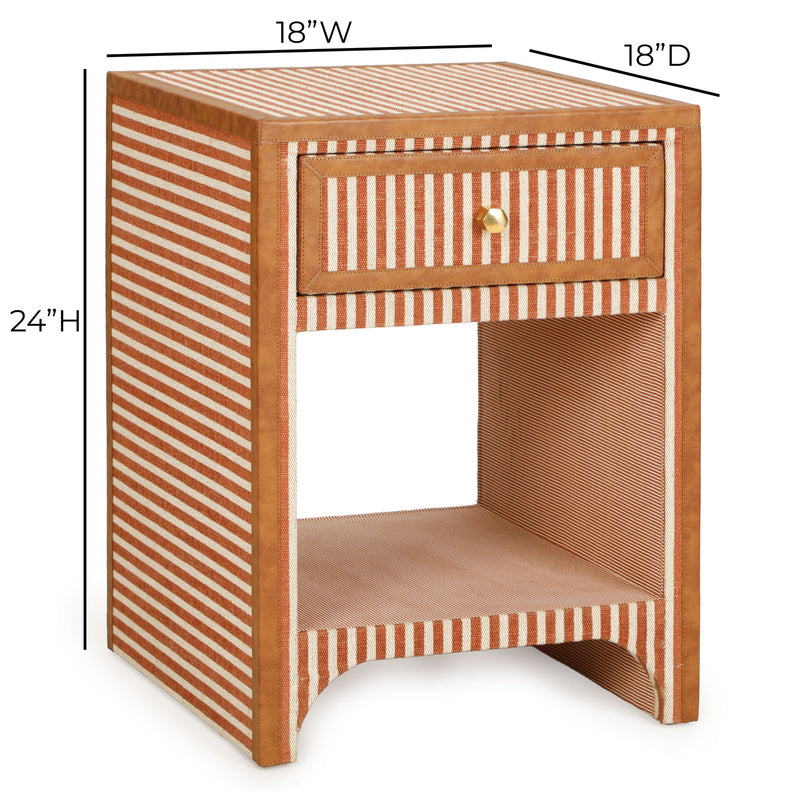 Kora - Cotton Jute Nightstand - R&R Furniture Gallery (Fountain Valley, CA)